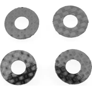 RC náhradní díl Revolution Design Ultra 1/10 TC Onroad uhlíkové podložky, 4 ks. pro 6mm sloupky