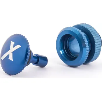 RC náhradní díl Xessories Tankovací ventil (X logo), modrý