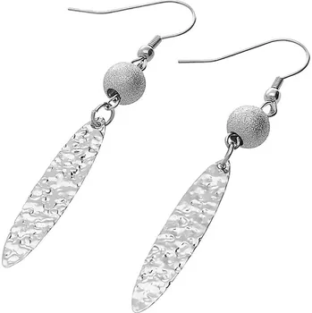 Souprava šperků MPM Dámské ocelové nerezové náušnice 6117 - stříbrné barvy