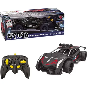 RC model auta RC Auto černé mlhový efekt na vysílačku 2,4GHz na baterie Světlo Zvuk