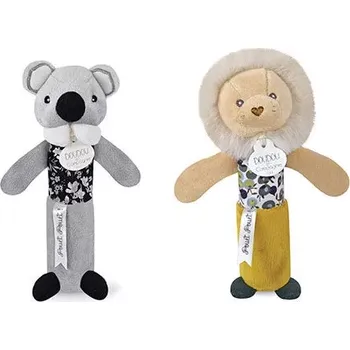 Hračka pro nejmenší Doudou et Compagnie Paris Doudou Chrastítko pískací 17 cm 1 ks koala