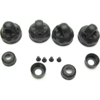 RC náhradní díl SWORKz plastové čepičky olejových tlumičů, 4+4 ks.