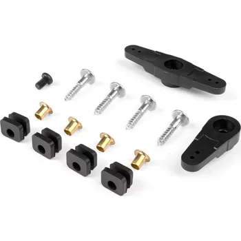 RC náhradní díl SRT Servo páky plastové, 2 ks. včetně příslušenství, 25 zubů