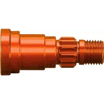 RC náhradní díl Traxxas hliníková hřídel kola oranžová (1) (pro #7750X)