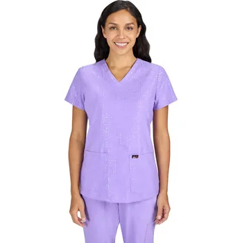 Zdravotnický oděv Zdravotnická halena koi Velora - Iridescent French Lavender Velikost: S