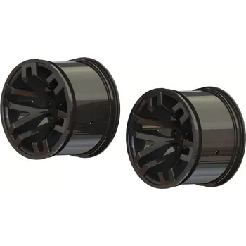 RC náhradní díl Arrma disk MT 2.8" 14mm hex černý chrom (2)