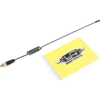 RC náhradní díl Yeah Racing Kovová anténa s vlaječkou pro Traxxas TRX-4