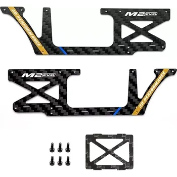 RC náhradní díl OMP M2 Sada bočnic - bílá