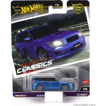 autíčko Mattel hot wheels Subaru Forester Sti 2007 1:64 Blue Met