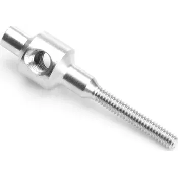 RC náhradní díl Kavan M2 Šroubovací ocelové pozinkované pouzdro pro dráty do pr. 2,1mm s příč. záv. M3, 10 kusů