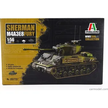 Italeri Tank M4a3e8 Sherman Miltary 1945 1:56 /
