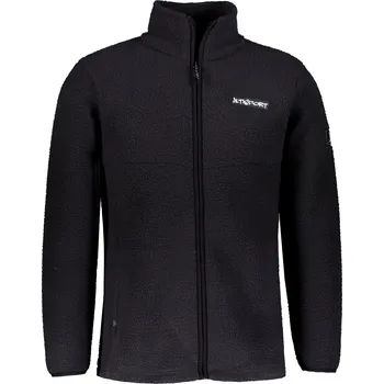 Pánská mikina Pánská fleece mikina ALTISPORT OMAL ČERNÁ L