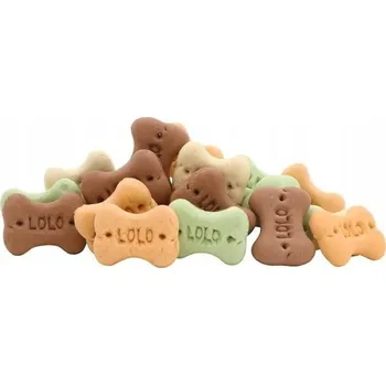 Pamlsek pro psa Sušenky pro psy kosti pamlsky mix S 1kg Lolo Pets
