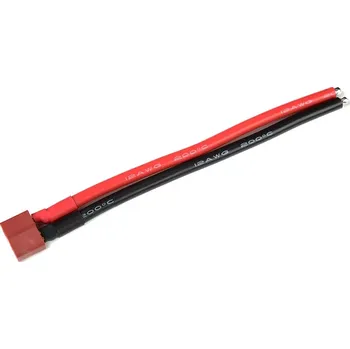 RC náhradní díl Revtec Konektor zlacený Deans baterie s kabelem 12AWG 10cm