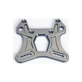 RC náhradní díl Graupner/Soar Přední držák/parohy tlumiču, alu (1 ks.)