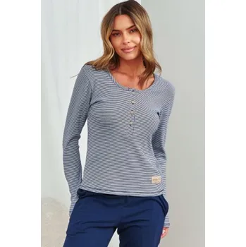 Dámské pyžamo Dámské pyžamo Doctor Nap 7352 - bavlna Tmavě modrá M