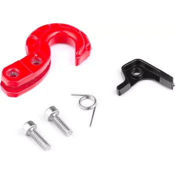 RC model Yeah Racing Kovový hák s pojistkou 1/10 červený