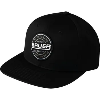Kšiltovka Pánská kšiltovka Bauer Twill Snapback Black