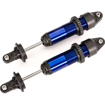 RC náhradní díl Traxxas tlumič GTX hliníkový modře eloxovaný (2)