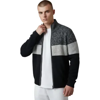 Pánská mikina Swest Pánský rolák zateplený fleecem PETR Barva: Tmavě šedá, Velikost: XL