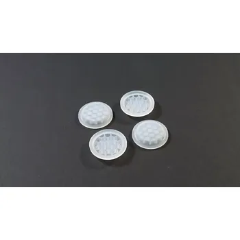 RC náhradní díl SWORKz BBS System vrchní membrány olejových tlumičů, plásty, SOFT, 4 ks