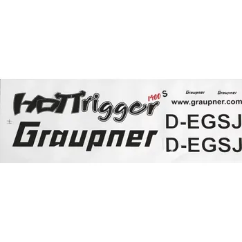 RC náhradní díl Graupner/SJ Nálepky - HoTTrigger 1400S