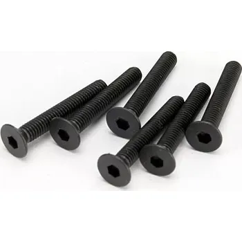 RC náhradní díl Traxxas šroub imbus M3x20mm zápustná hlava (6)