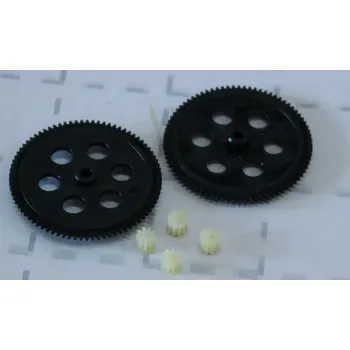 RC náhradní díl Hlavní převod včetně pastorku motoru DF models 9534