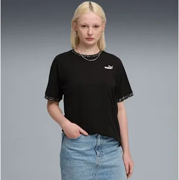 Dámské triko PUMA ESS GRAPHIC ANIMAL RELAXED TEE 688082-01 ČERNÁ XS