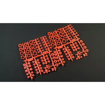 RC náhradní díl SWORKz plastové vložky, červené, 2 sady