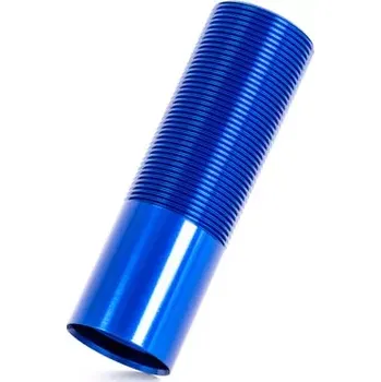 RC náhradní díl Traxxas tělo tlumiče GT-Maxx dlouhé hliníkové modře eloxované