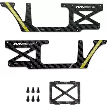 RC náhradní díl OMP M2 Sada bočnic - žlutá