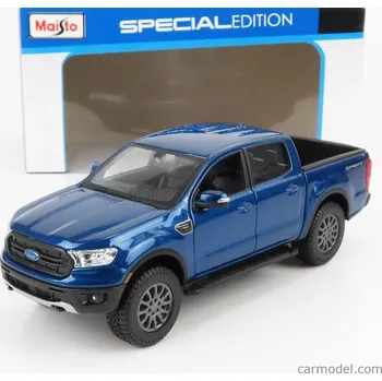 autíčko Maisto Ford usa Ranger Fx4 Sport Pick-up Double Cabine 2019 1:27 Blue