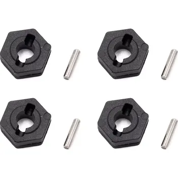 RC náhradní díl HOBBYTECH Xmid šestihranné unašeče kol + piny (4 + 4 ks)