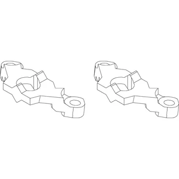 RC náhradní díl Turbo Racing vzpěra řízení C63 2ks