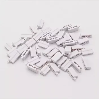 RC náhradní díl Turbo Racing ohraničení tratě, bloky, bílé (50 ks.)