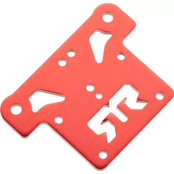 RC náhradní díl Arrma deska horní hliníková stříbrná/modrá