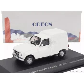 autíčko Odeon Renault R4 F4 Fourgonnette Van 1975 1:43 Bílá