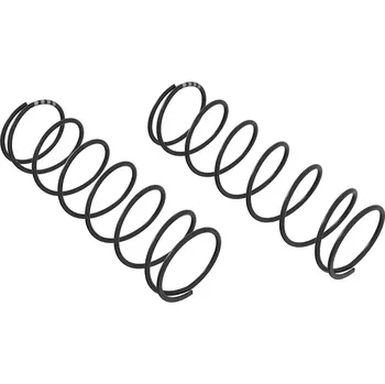 RC náhradní díl SWORKz S14/S12 Competition černé pružiny olej. tlumičů, zadní L4, 57x1.1x7.5mm, 2 ks.