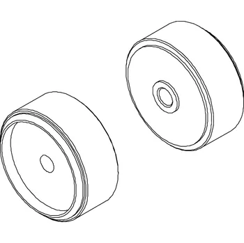 RC náhradní díl Turbo Racing přední kola C64 2ks