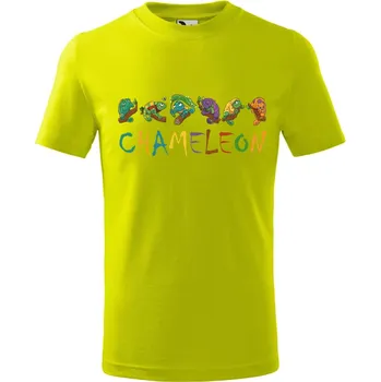 DOBRÝ TRIKO Dětské tričko Chameleon Velikost: 122/6 let, Barva: Limetková