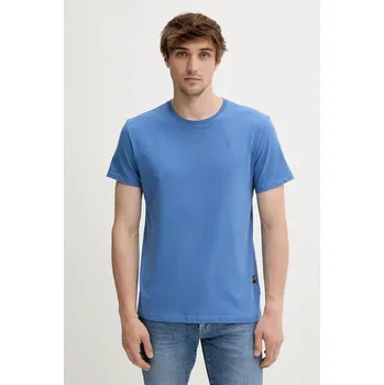 Bavlněné tričko G-Star pánské, modrá barva, D16411-336 D16411.336.G989 95X, vel. S