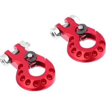 RC náhradní díl Kavan CNC Hliníkové tažné háky červené expedice 1/10