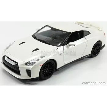 Bburago Nissan Gt-r (r35) Coupe 2017 1:24 Bílá Perla