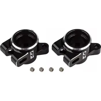 RC náhradní díl Associated B7 FT hliníkové zadní těhlice, černé