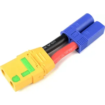 RC náhradní díl Revtec Konverzní kabel EC5 přístroj - XT-90 Anti-Spark baterie 10AWG