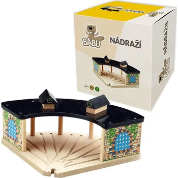 Vláček a vláčkodráha BABU vláčky - Nádraží