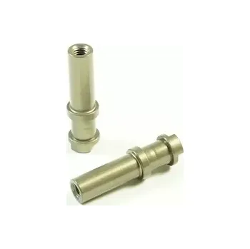 RC náhradní díl SWORKz hliníkové sloupky Servosaveru, 2 ks.