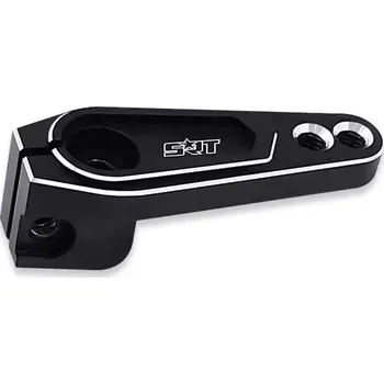 RC náhradní díl SRT Servo páka hliníková 20 a 24 mm, 25 zubů, černá