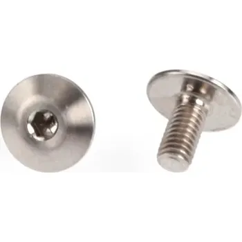 RC náhradní díl Revolution Design Titanové šrouby pro přední křídlo, 2 ks.